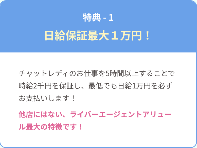 アリュール大阪店は時給保証制度で人気