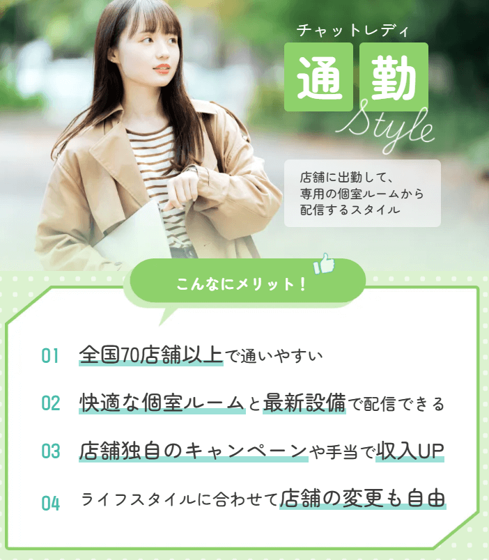 通勤チャットレディの始め方