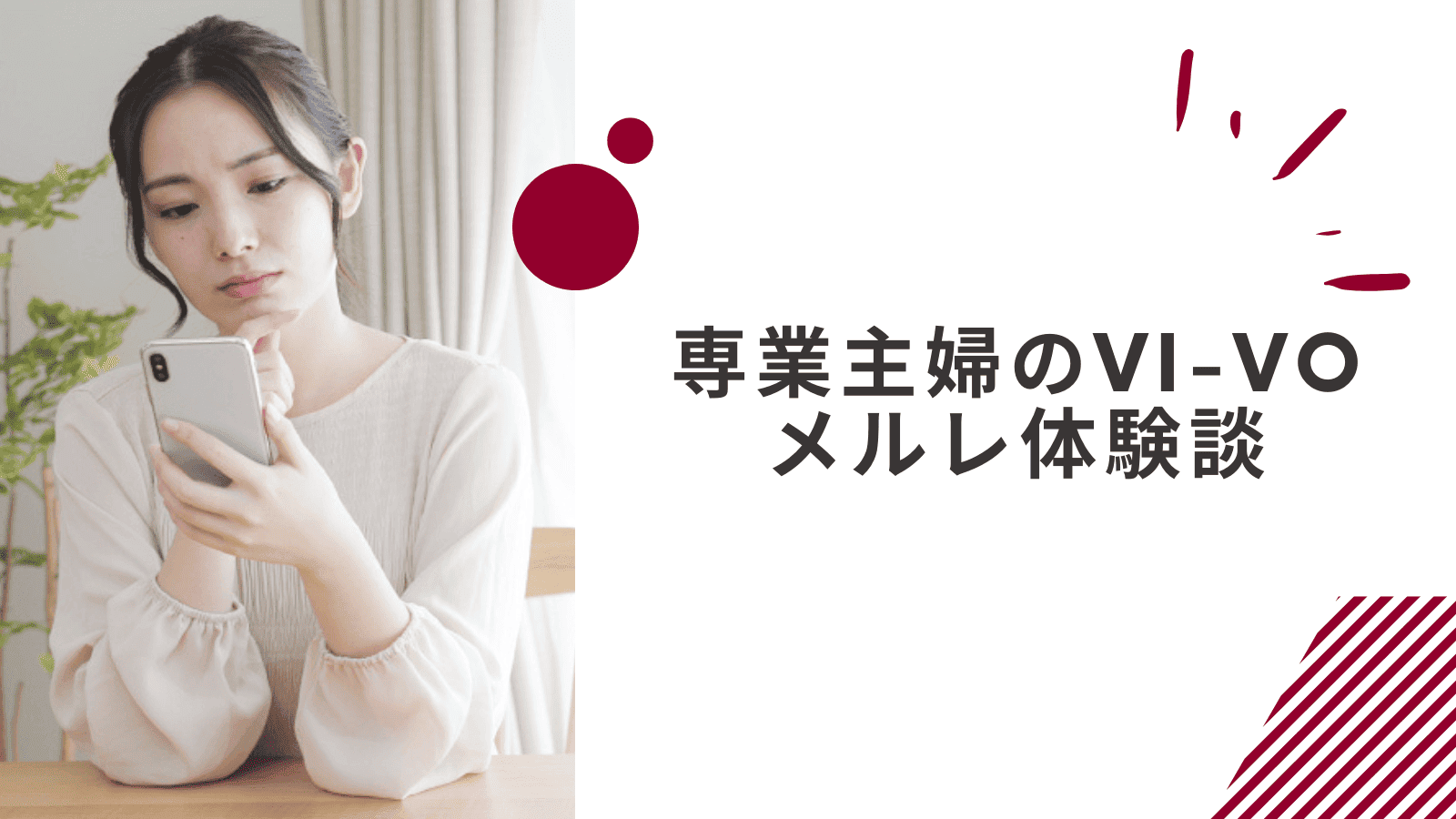専業主婦のVI-VOの収入事例