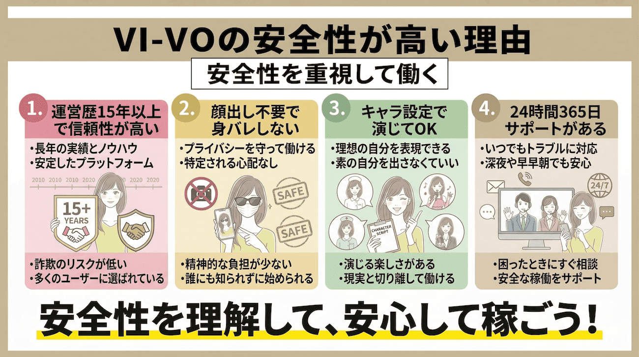 VI-VOは危ない？安全性が高い理由
